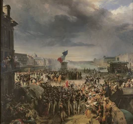 The Garde Nationale de Paris Leaves to Join the Army in September 1792, c.1833-36
